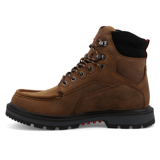Twisted X Men's 6" Soft Toe WP USA Built Work Boot - Brown - MDAW001