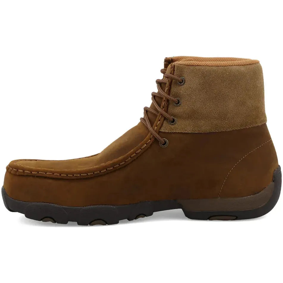 Twisted X Men's Chukka Driving 6" Alloy Toe Work Boot - Brown - MDMAL01 - Overlook Boots