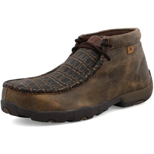 Twisted X Men's Chukka Driving Alloy Toe Work Shoe - Brown- MDMAL02 - Overlook Boots
