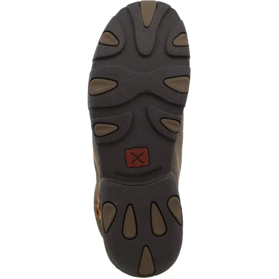 Twisted X Men's Chukka Driving Alloy Toe Work Shoe - Brown- MDMAL02 - Overlook Boots