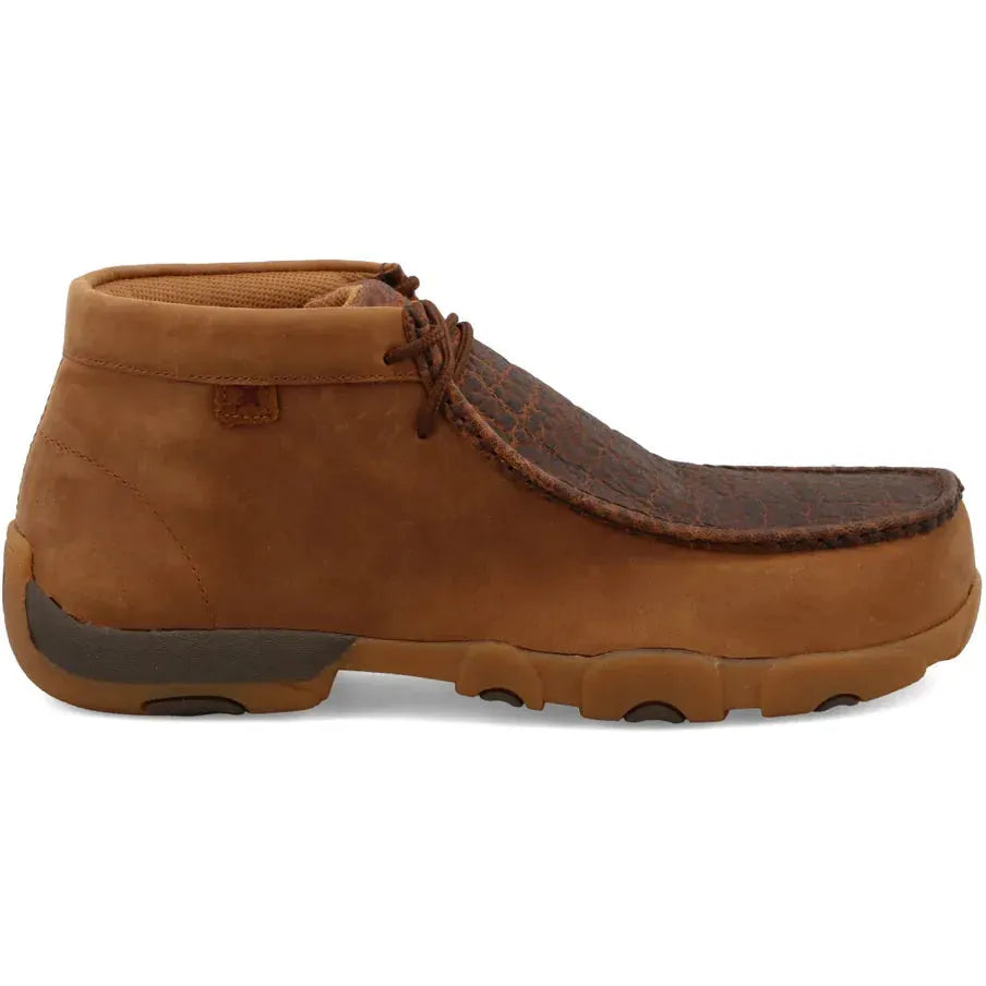 Twisted X Men's Chukka Driving Safety Toe Work Boot- Tan- MDMNT01 7 / Medium / Tan - Overlook Boots