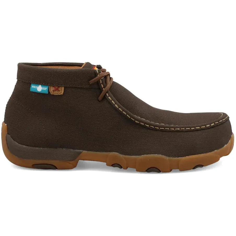 Twisted X Men's Chukka Driving Safety Toe WP Work Boot- Chocolate- MDMNTW1 7 / Medium / Chocolate - Overlook Boots