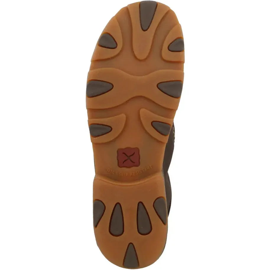 Twisted X Men's Chukka Driving Safety Toe Waterproof Work Boot - Chocolate - MDMNTW1 - Overlook Boots