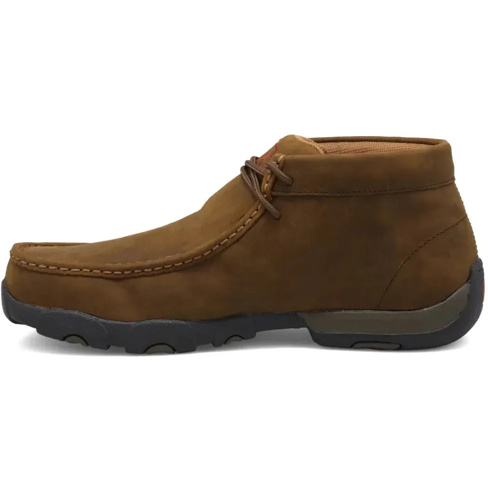 Twisted X Men's Chukka Driving Steel Toe Work Boot- Saddle- MDMST01 - Overlook Boots