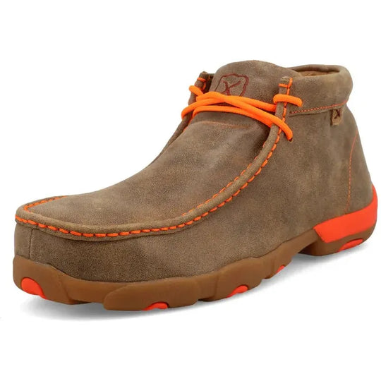 Twisted X Men's Chukka Driving Steel Toe Work Boot - Orange - MDMST04 - Overlook Boots