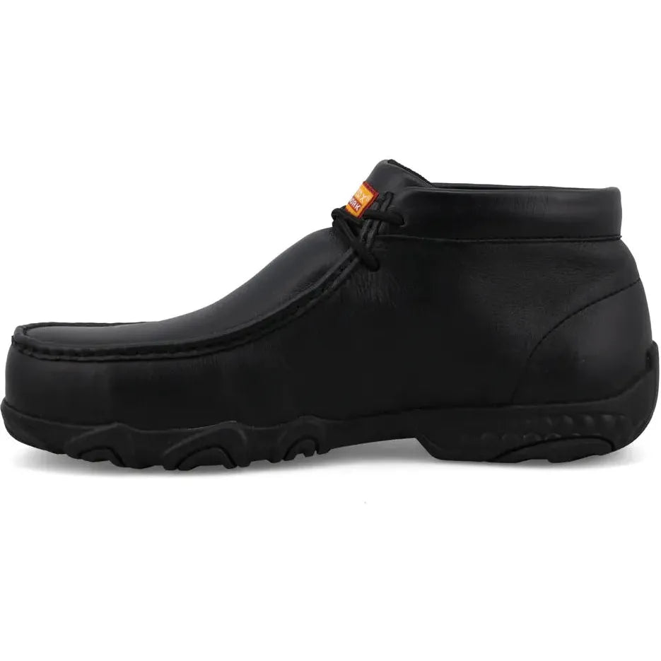 Twisted X Men's Chukka Driving Moc Toe Laces Work Shoe - Black - MDMXN02 - Overlook Boots