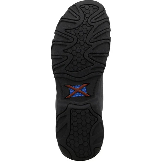 Twisted X Men's Chukka Driving Moc Toe Laces Work Shoe - Black - MDMXN02 - Overlook Boots