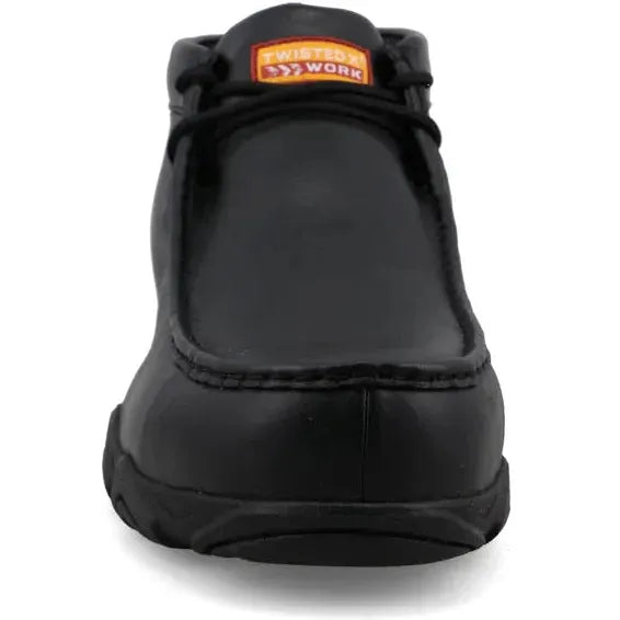 Twisted X Men's Chukka Driving Moc Toe Laces Work Shoe - Black - MDMXN02 - Overlook Boots