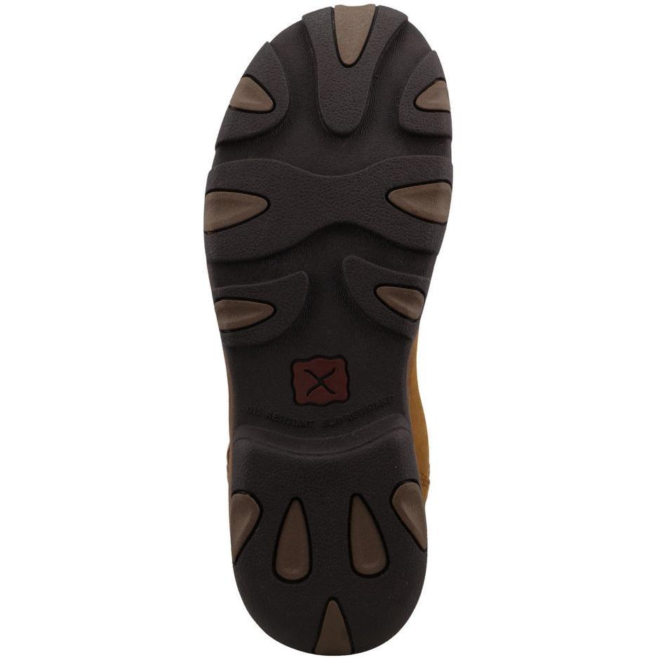 Twisted X Men's 11" Nano Toe Waterproof Pull On Hiker Work Boot - Saddle - MHKBNW1