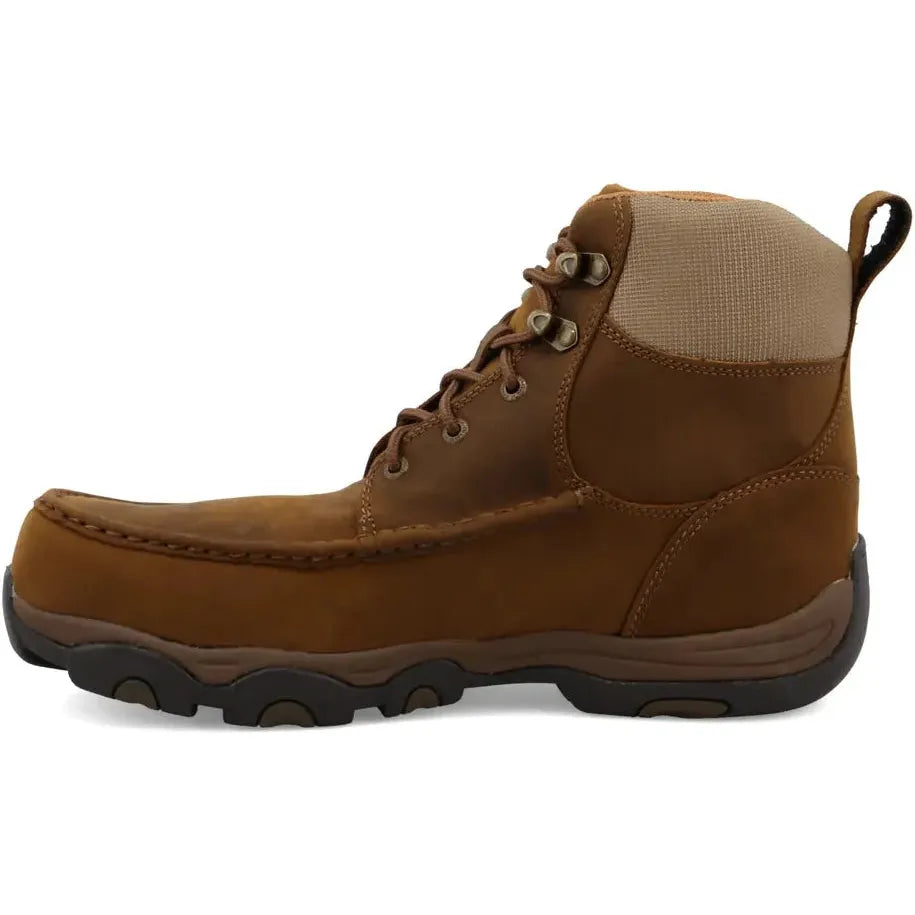 Twisted X Men's 6" Composite Toe Waterproof Hiker Work Boot - Saddle - MHKWC01
