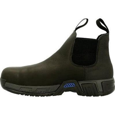 Georgia Men's Michelin 6" Alloy Toe Waterproof Puncture Resistant Chelsea Work Boot- Black- MIC0008 - Overlook Boots