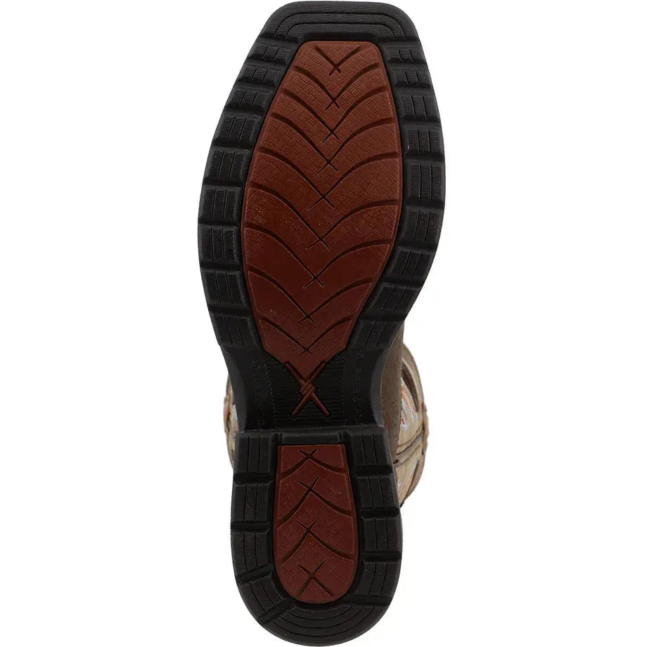 Twisted X Men's 12" Alloy Toe Slip Resist Western Work Boot - Taupe - MLCA001