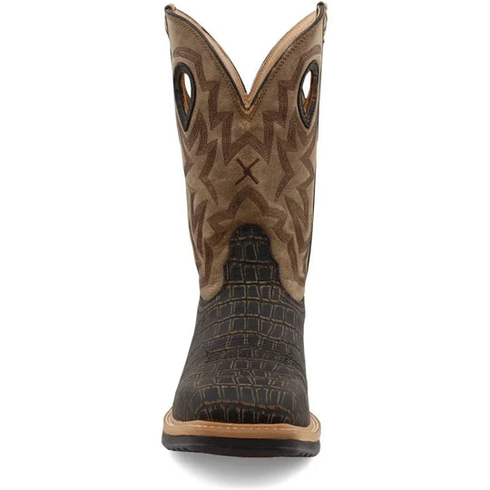 Twisted X Men's 12" Alloy Toe Western Work Boot - Bomber - MLCA003 - Overlook Boots