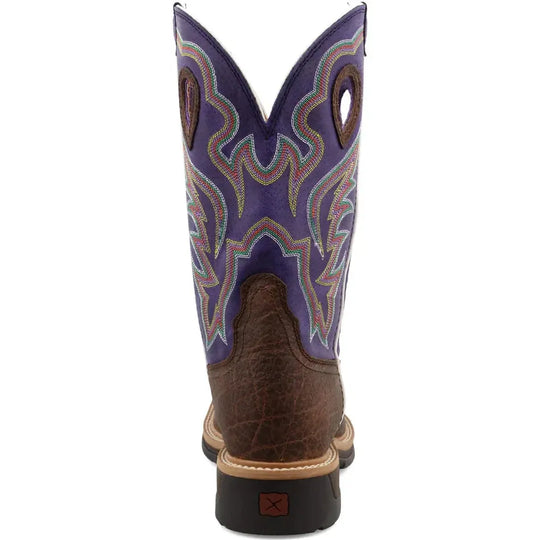 Twisted X Men's Lite 12" Alloy Toe Western Work Boot - Brown - MLCA006 - Overlook Boots