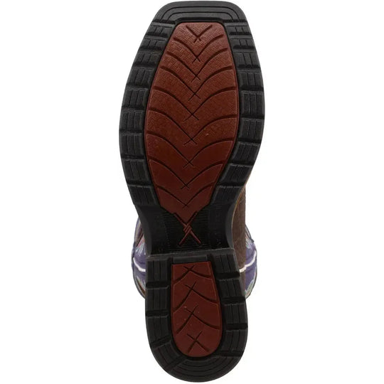 Twisted X Men's Lite 12" Alloy Toe Western Work Boot - Brown - MLCA006 - Overlook Boots