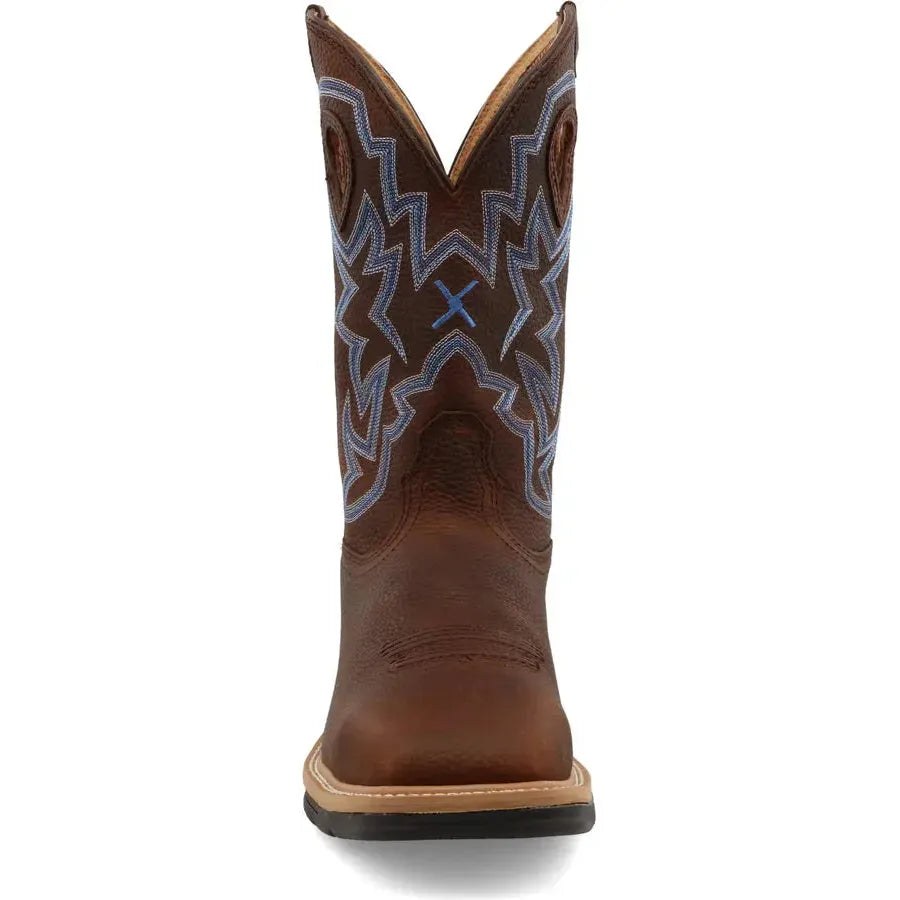 Twisted X Men's Lite 12" Steel Toe Western Work Boot - Brown - MLCS003