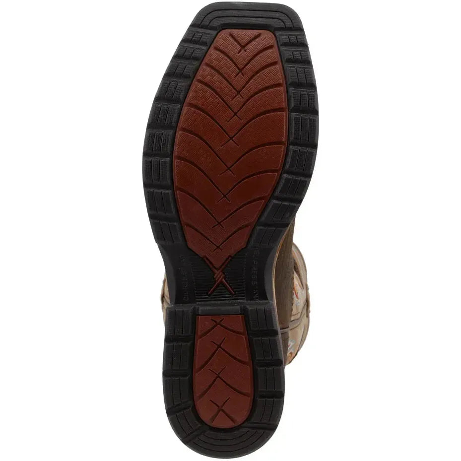 Twisted X Men's Lite 12" Steel Toe Western Work Boot - Taupe - MLCW022