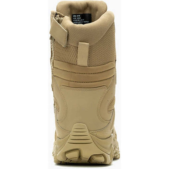 Merrell Work Men's Moab 3.8" Tactical Zip WP Hiking Boot -Coyote- J004107  - Overlook Boots