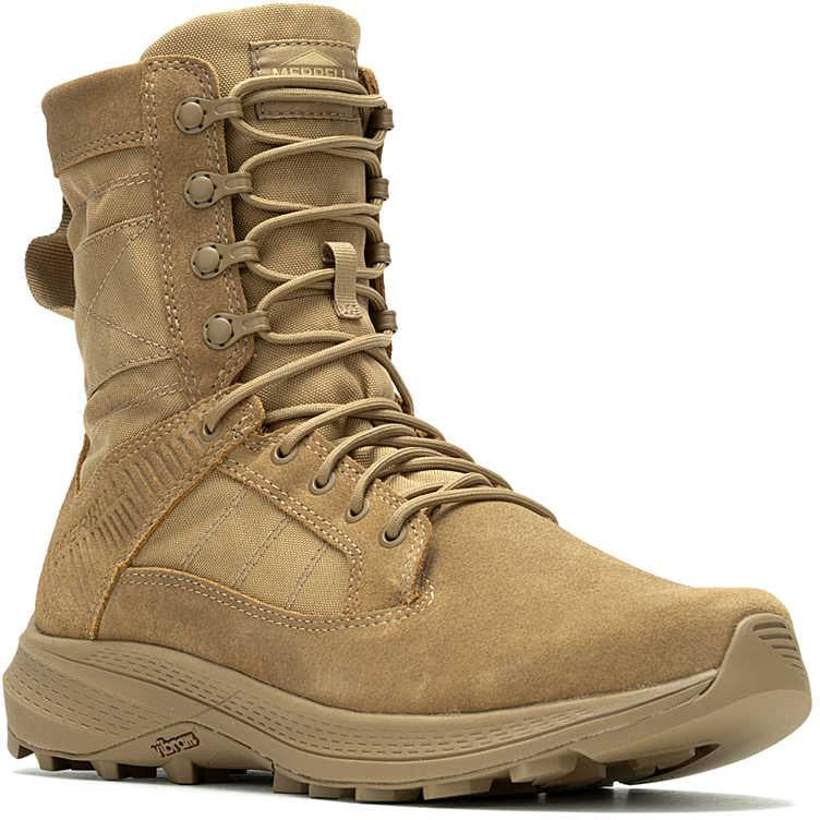 Merrell Work Unisex MQC Force Tactical 3 Waterproof Tactical Boot- Coyote- J005031 7 / Medium / Dark Coyote - Overlook Boots