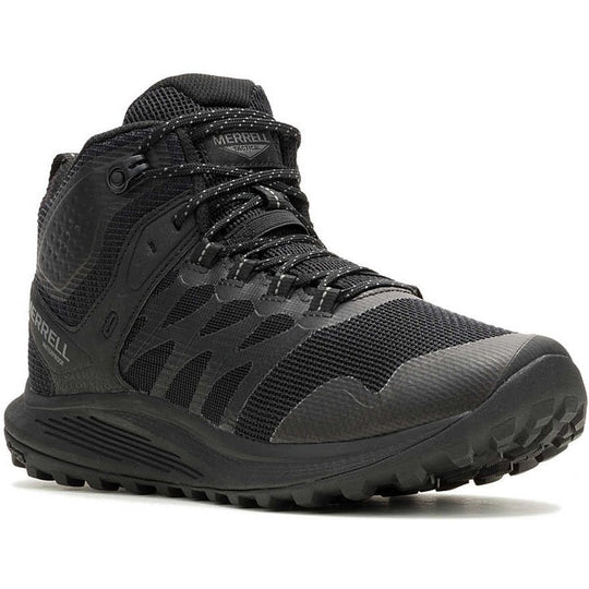 Merrell Work Men's Nova 3" Mid Tactical WP Work Boot -Black- J005049 8 / Medium / Black - Overlook Boots