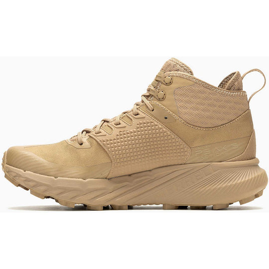 Merrell Work Men's Agility Peak Mid 5 Tactical WP Work Boot -Coyote- J005773  - Overlook Boots
