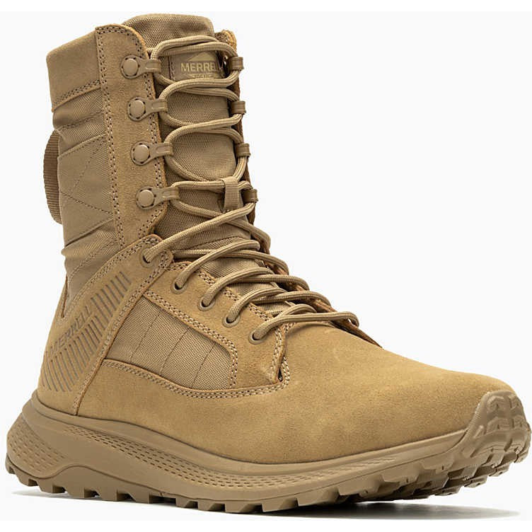 Merrell Work Men's MQC Strike Tactical WP Work Boot -Coyote- J005783 8 / Medium / Coyote - Overlook Boots