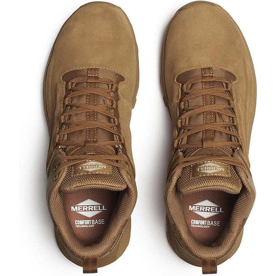 Merrell Work Unisex Moab Speed 2 Tactical Waterproof Work Shoe - Coyote - J007943 - Overlook Boots