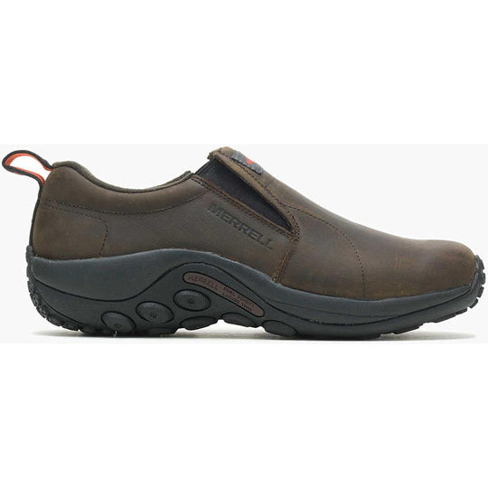 Merrell Work Men's Jungle Moc Waterproof Leather SR Work Shoe - Espresso - J099323W - Overlook Boots
