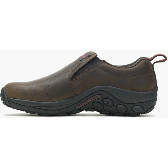 Merrell Work Men's Jungle Moc Waterproof Leather SR Work Shoe - Espresso - J099323W - Overlook Boots