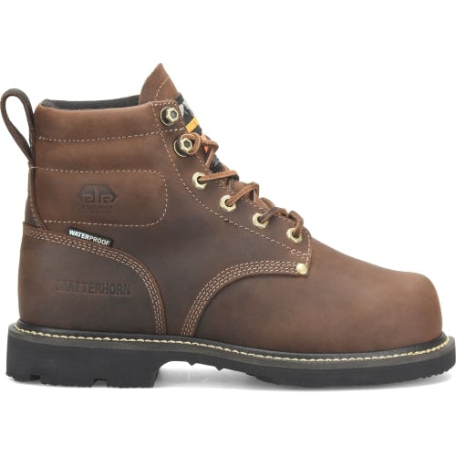 Matterhorn  Men's D30 6" Steel Toe WP Metguard Work Boot -Brown- MT2520 8 / Medium / Brown - Overlook Boots