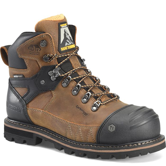 Matterhorn Men's I Beam 6" Composite Toe Waterproof Hiker Boot - Brown - MT2579 8 / Medium / Dark Brown - Overlook Boots