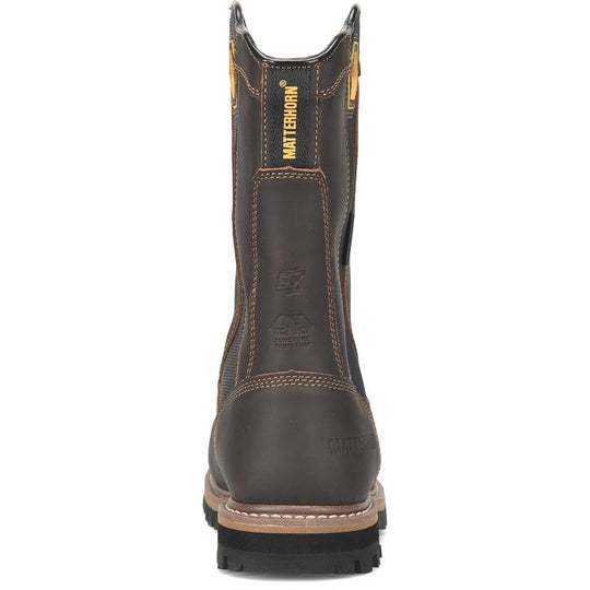 Matterhorn Men's I-Beam 10" Carbon Toe Waterproof Wellington Work Boot - Brown - MT2552 - Overlook Boots