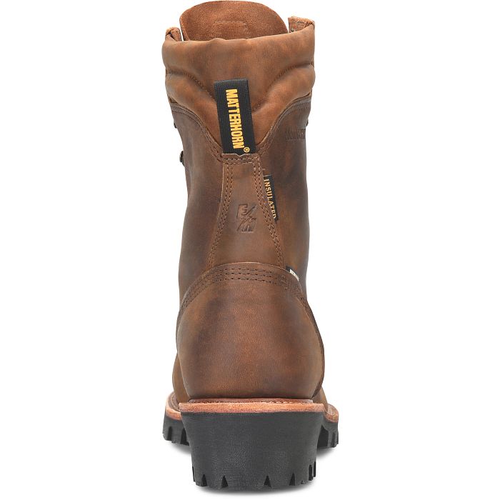 Matterhorn Men's Super Collar 9" Composite Toe USA Made Logger Boot - Brown - MT2580 - Overlook Boots