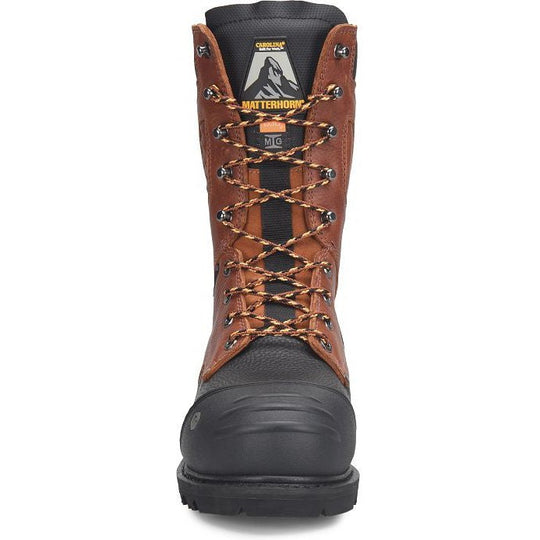 Matterhorn Men's Nickel 12" Composite Toe Waterproof Met Guard Work Boot -Brown- MT2575 - Overlook Boots