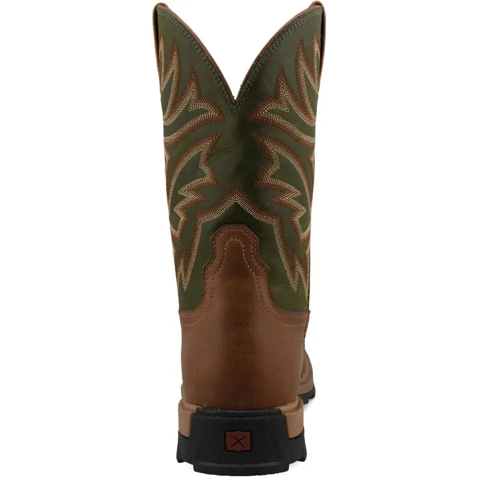 Twisted X Men's UltraLite X™ 11" Comp Toe Western Work Boot- Ginger - MULN001