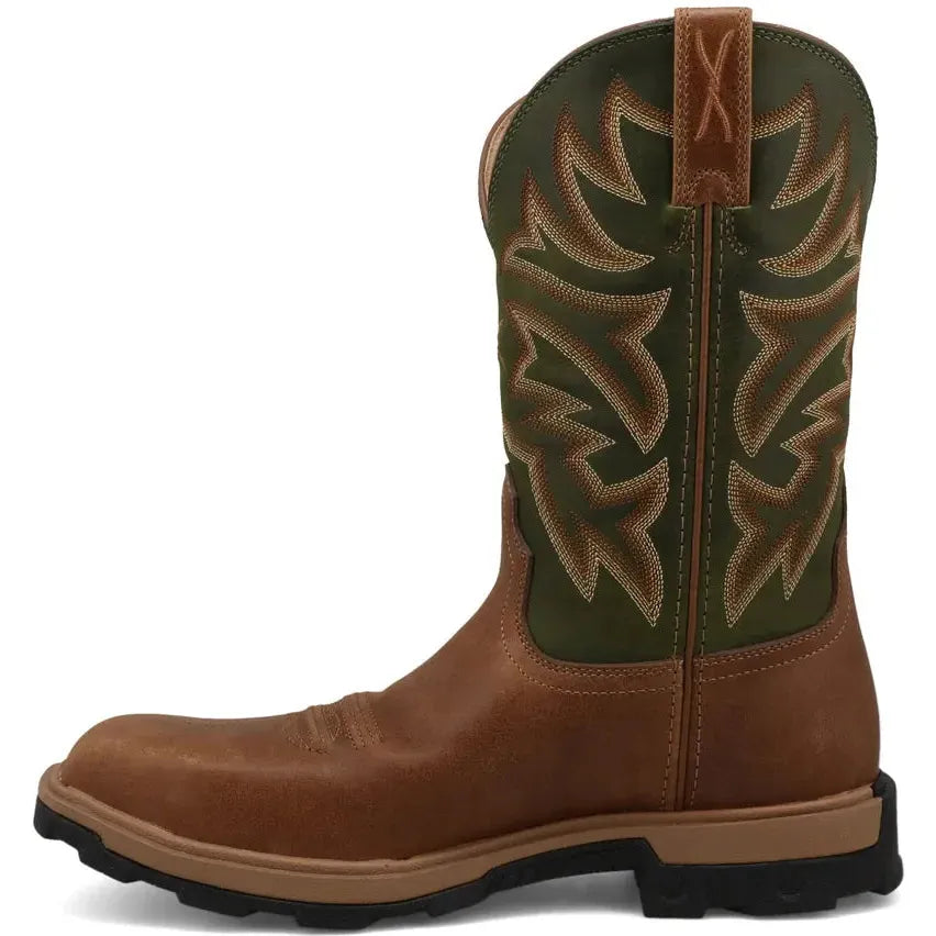 Twisted X Men's UltraLite X™ 11" Comp Toe Western Work Boot- Ginger - MULN001
