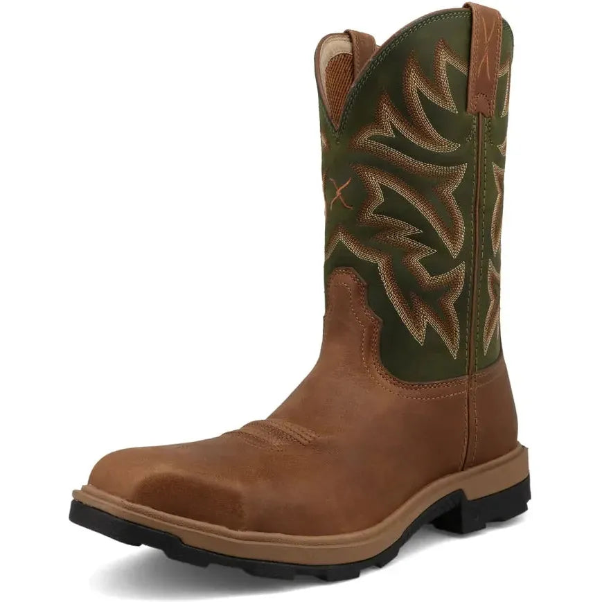Twisted X Men's UltraLite X™ 11" Comp Toe Western Work Boot- Ginger - MULN001