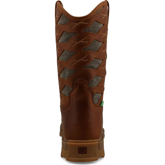 Twisted X Men's UltraLite X™ 11" Comp Toe Western Work Boot - Cinnamon - MULN002 - Overlook Boots