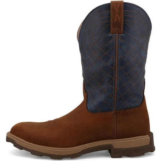 Twisted X Men's UltraLite X™ 11" Comp Toe Western Work Boot - Denim - MULN004 - Overlook Boots