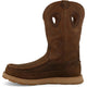 Twisted X Men's Iconic 11" Pull On Wedge Sole Wellington Western Work Boot - Brown - MCBX001 - Overlook Boots