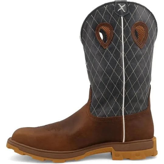 Twisted X Men's UltraLite X™ 12" Comp Toe Waterproof Western Work Boot - Brown - MULNW02 - Overlook Boots