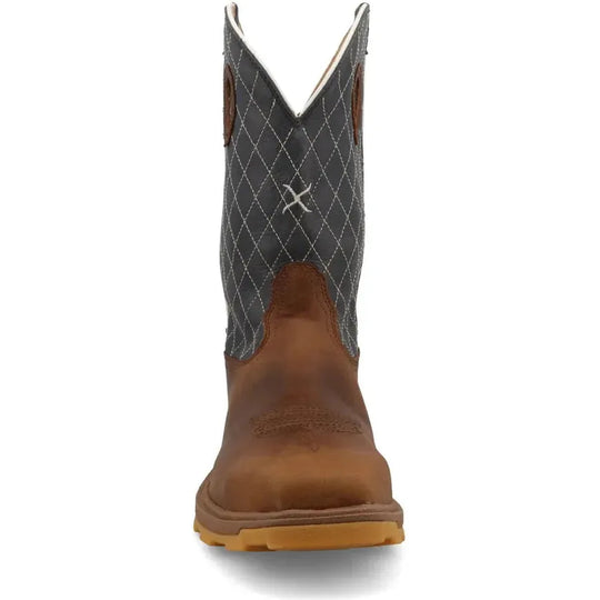 Twisted X Men's UltraLite X™ 12" Comp Toe Waterproof Western Work Boot - Brown - MULNW02 - Overlook Boots