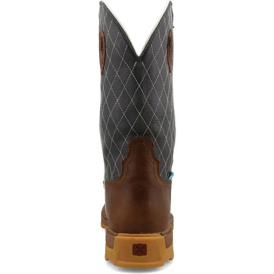 Twisted X Men's UltraLite X™ 12" Comp Toe Waterproof Western Work Boot - Brown - MULNW02 - Overlook Boots