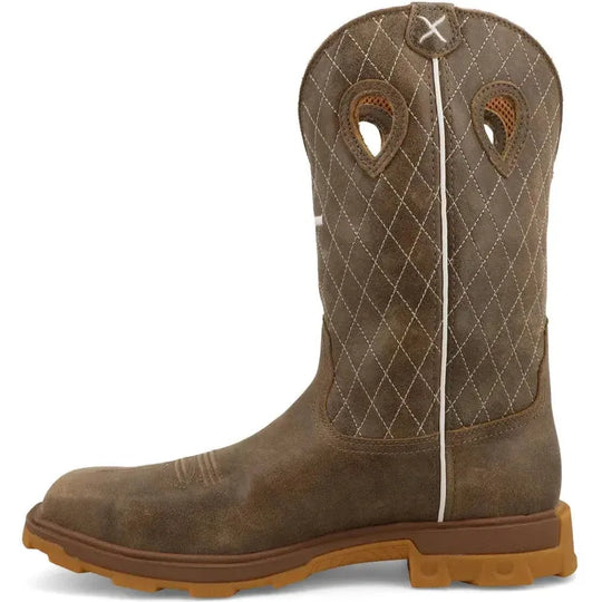 Twisted X Men's UltraLite X™ 12" Comp Toe Waterproof Western Work Boot - Bomber - MULNW03 - Overlook Boots