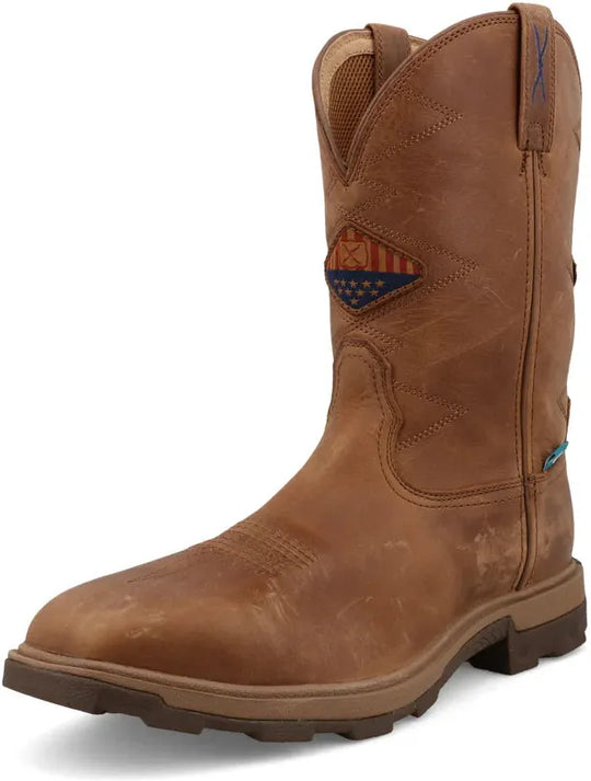 Twisted X Men's UltraLite X™ 11" Comp Toe Waterproof Work Boot - Ginge r- MULNW05 - Overlook Boots
