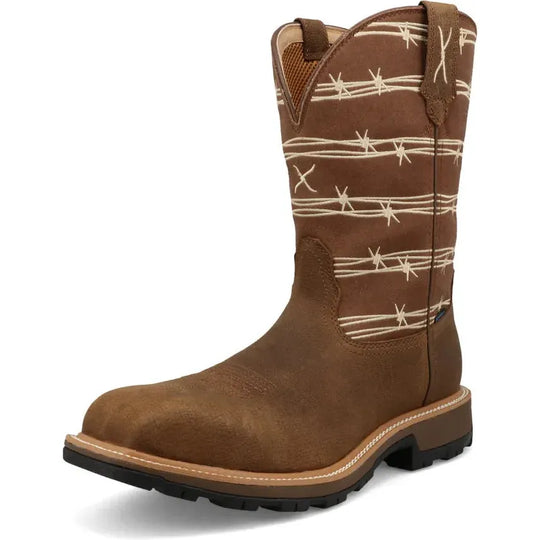Twisted X Men's UltraLite X™ 11" Comp Toe Waterproof Western Work Boot - Bison - MUNW003 - Overlook Boots