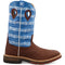 Twisted X Men's CellStretch 12" Square Toe Western Work Boot - Blue - MXB0001 7 / Medium / Brown - Overlook Boots