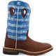 Twisted X Men's CellStretch 12" Square Toe Western Work Boot - Blue - MXB0001 7 / Medium / Brown - Overlook Boots