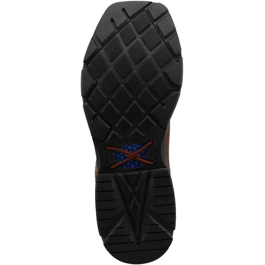 Twisted X Men's CellStretch 12" Square Toe Western Work Boot  - Tan  - MXB0010