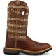 Twisted X Men's CellStretch 12" Square Toe Western Work Boot - Tan - MXB0010 7 / Medium / Brown - Overlook Boots
